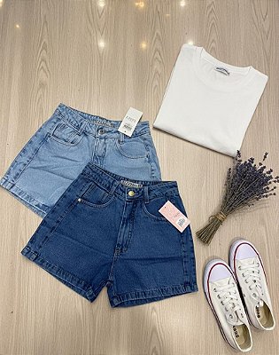 Short jeans - tom escuro