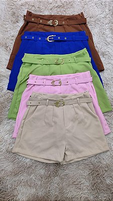 Short Alfaiataria com Cinto