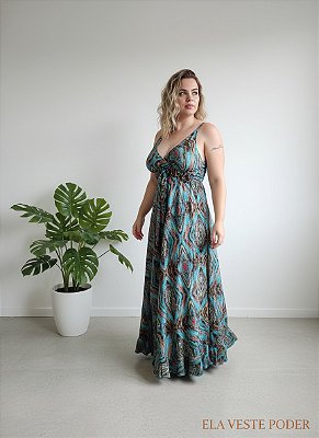 Vestido Longo Indiano