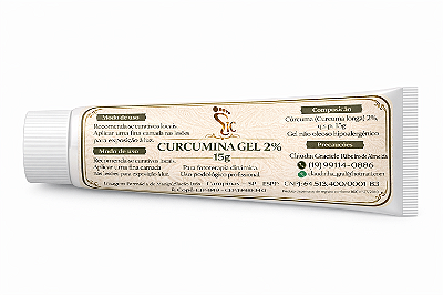 Curcumina Gel 2% 15g para Podologia