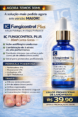 Fungicontrol Solução Para Micoses.