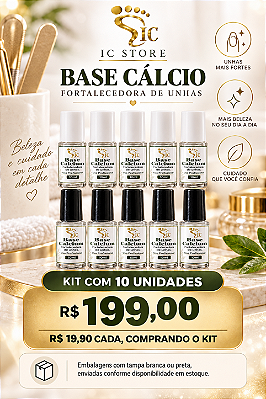 BASE CALCIUM – FORTALECEDORA DE UNHAS 💅 Tratamento completo para unhas fracas, quebradiças e danificadas A Base Calcium é uma solução fortalecedora desenvolvida para restaurar a resistência das unhas, promovendo crescimento saudável