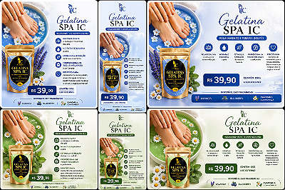 Gelatina SPA IC – Relaxamento e Terapia dos Pés