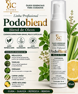 PODOBLEND – BLEND DE ÓLEOS ESSENCIAIS 15ml