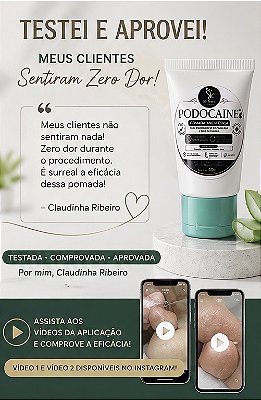 PODOCAINE IC – Pomada para Procedimentos Podológicos