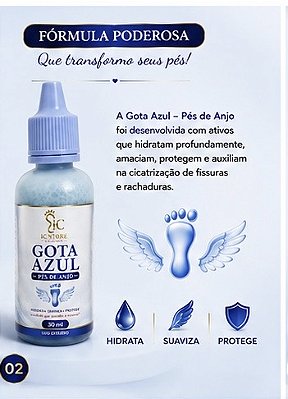 GOTA AZUL – PÉS DE ANJO