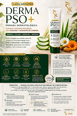 DERMA PSO+ – Pomada Dermatológica | 15 g