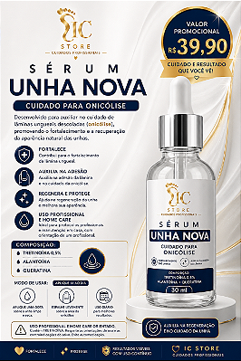 💅 SÉRUM UNHA NOVA — CUIDADO PARA ONICÓLISE