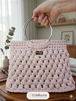 Bolsa de crochê Diana - Elegância Artesanal