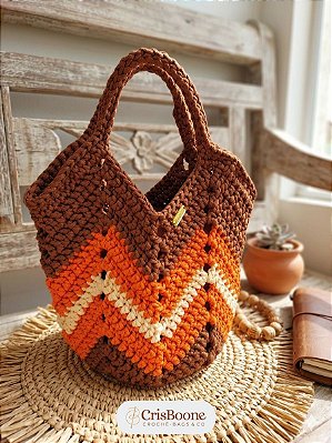 Bolsa de Crochê Maldivas - feito à mão