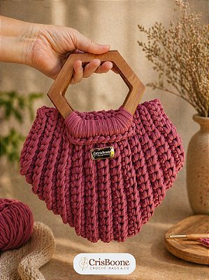 Bolsa de crochê Grécia - Artesanal