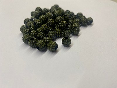 Miçangas Pesca Abacaxi Verde 10 Unidades
