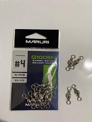 Girador Maruri Nickel tamanho 04 com 10 unidades