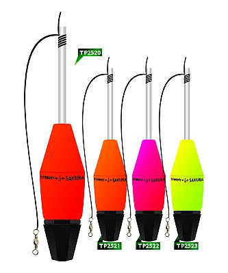 Bóia Ecológica Torpedo Sakura 28g Sem Rolha Storny Fishing