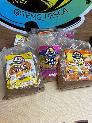 Kit 3 Massa Para Pesca Perpas 500g – Doce Atração que Garante Grandes Fisgadas!