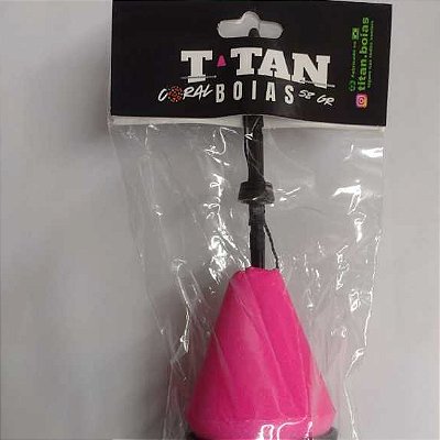Boia Cevadeira Titan Coral 58g Rosa