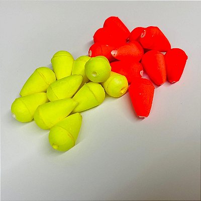 Bóia Lambari de Isopor TEMG Pintada Simples Nº 2, 3 e 4 para Pesca