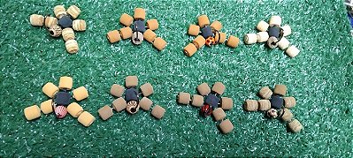 Anteninha Borboleta para Pesca 8-14 mm Cores próxima de ração