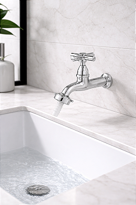 TORNEIRA VEDANTE 1130 1/2 P/ 3/4 C 31 STANDER BICO ABS 12 CM