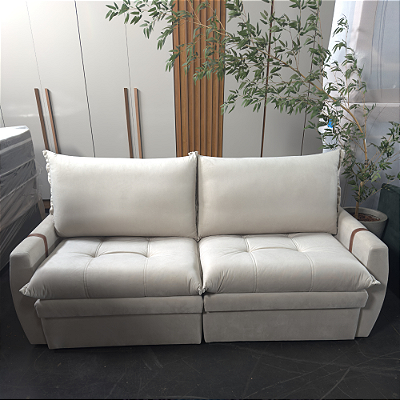 Sofá Retrátil WLS26 c/ Baú Embutido