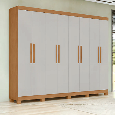 Roupeiro WLR133 - 2,47 Largura - Soft 8 portas