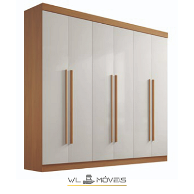 Roupeiro WLR209 6 Portas - 2,32 Largura