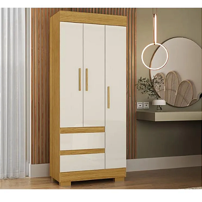 Roupeiro WLRS37 3 Portas - 0,75 Largura