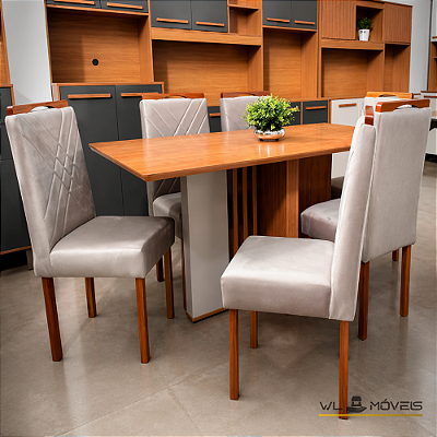 Mesa Laqueada WLM05 170 - Para até 6 Cadeiras