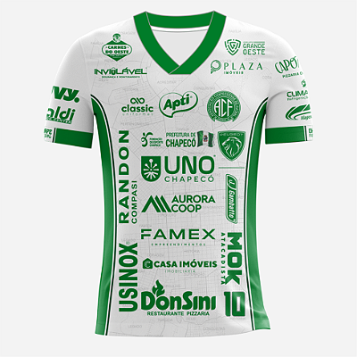 Camisa Chapecoense Futsal | 2026 Original - Jogo 2 branca Masculina