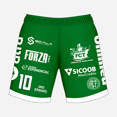 Calção Chapecoense Futsal | 2026 Original - Jogo 1 verde Infantil