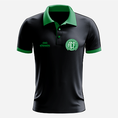Camisa Polo Chapecoense Futsal | 2026 Original – Viagem Preta Masculina