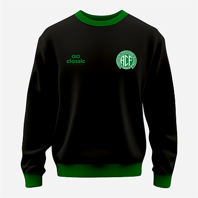 Blusão de Moletom Chapecoense Futsal | 2026 Original - Passeio preto Unissex