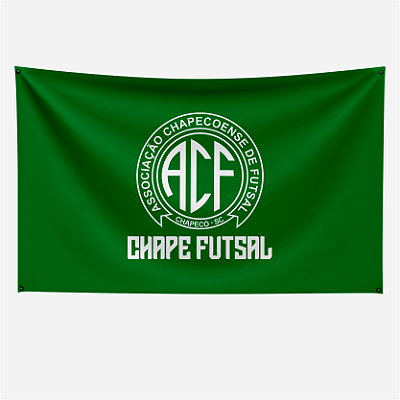 Bandeira Chapecoense Futsal | Oficial 1 face 80X1,20 – Verde