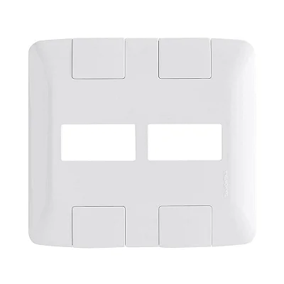 Placa 2/4/6 Postos 4x4 sem Suporte Tramontina Aria Kit 5 un