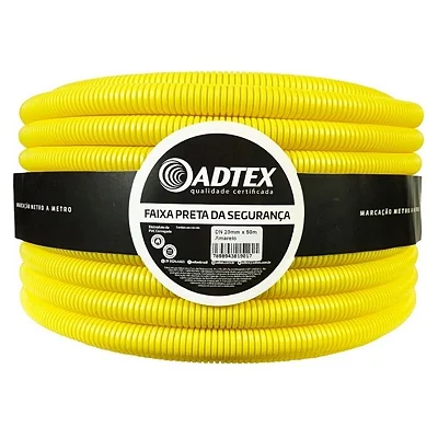 Eletroduto Corrugado Adtex Flexível Amarelo
