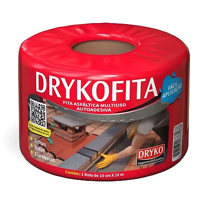 Fita Asfáltica Alumínio Drykofita 10m