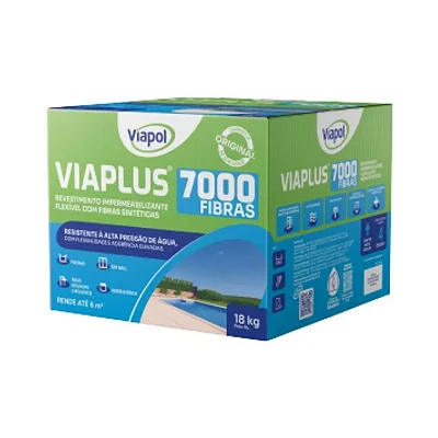 Argamassa Impermeabilizante Viapol Flexível Viaplus 7000 18Kg