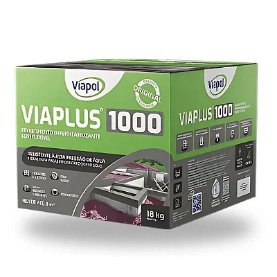 Argamassa Impermeabilizante 18Kg Semi Flexível Viaplus 1000