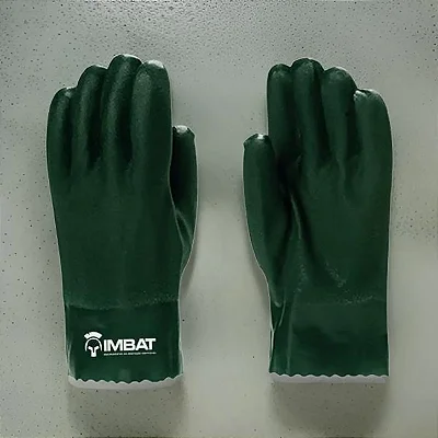Luva PVC Imbat Tamanho Único CA41917 Verde