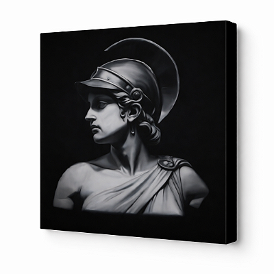 Painel Pintado à Mão 60x60 - Gladiadora