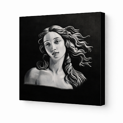 Painel Pintado à Mão 60x60 - Vênus