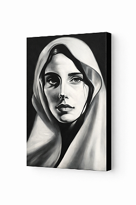 Painel Pintado à Mão 20x30 - Mulher