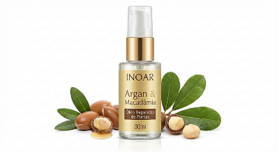 Óleo Reparador de Pontas com Argan e Macadâmia 30ml
