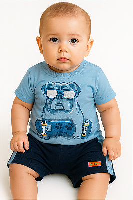 Conjunto Infantil Masculino Dog Skate