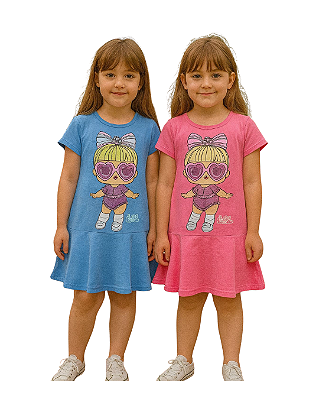 Vestido Infantil LOL Fashion Fun