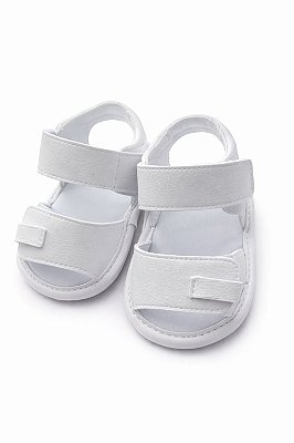 Sandália Infantil Branca com Velcro