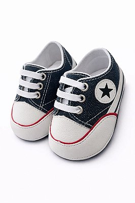 Tênis Bebê Estilo Casual Jeans