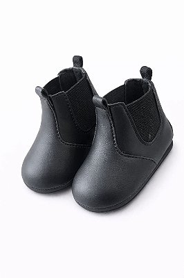 Botinha Infantil Estilo Chelsea Preta