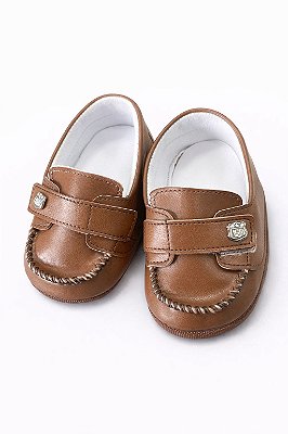Sapatinho Mocassim Bebê Caramelo