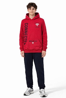 Conjunto Kyly Infantil Masculino com Capuz – Connected / Wireless Life